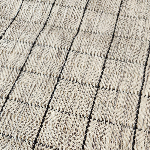 Rustic Couch Throw - Grey Heather Windowpane
